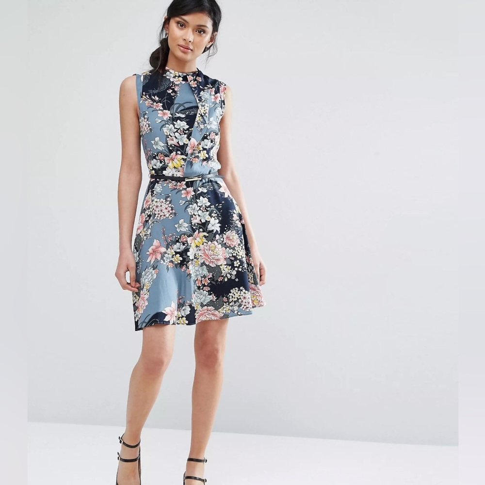 OASIS FLORAL DRESS, SIZE 6